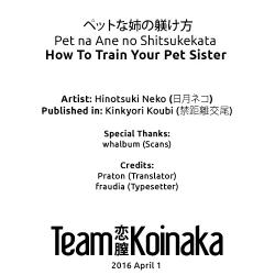 Page 21 of Pet na Ane no Shitsukekata | How To Train Your Pet Sister