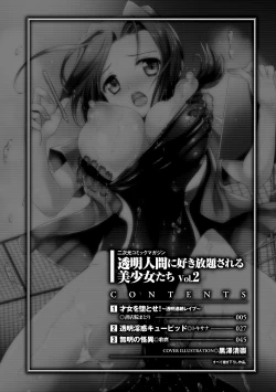 Page 3 of 2D Comic Magazine Toumei Ningen ni Suki Houdai Sareru Bishoujo-tachi Vol. 2