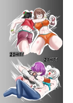 Page 8 of rough sketch of blow ryona